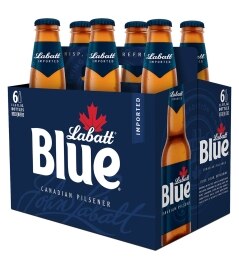 Labatt Blue. Costs 8.99