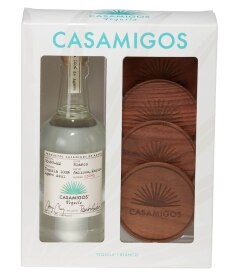 Casamigos Blanco Tequila with Coasters