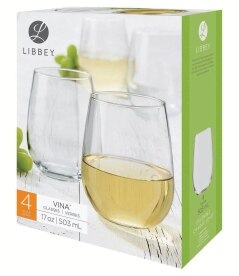 Libbey Preston White Wine Four Piece Glass Set