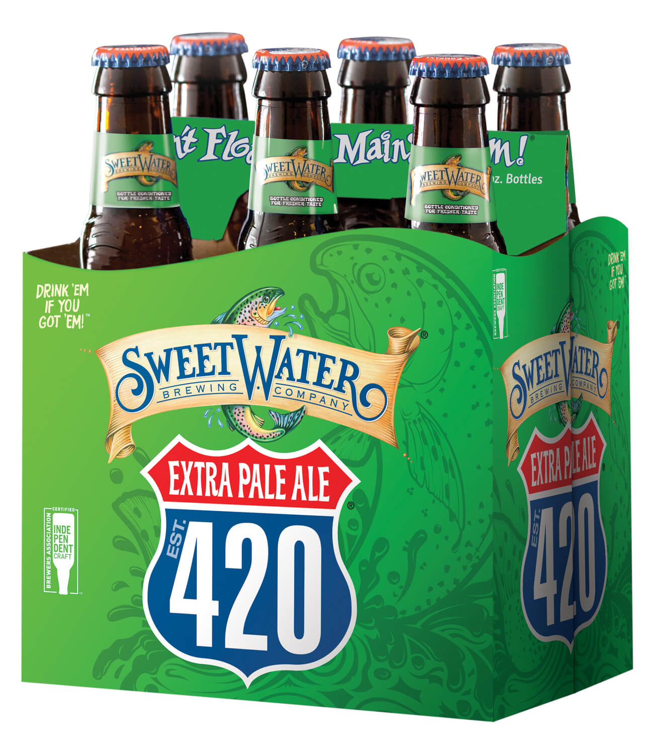 NEW IN BOX SWEETWATER BREWING GA 420 EXTRA PALE ALE Beer Tap Handle 