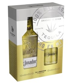 El Jimador Reposado Tequila with Glass. Costs 21.99