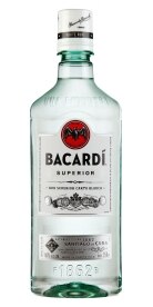 Bacardi Superior Light Rum Plastic