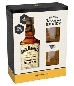 Jack Daniel's Honey Liqueur with Glass