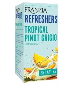 Franzia Refreshers Tropical Pinot Grigio. Costs 12.99