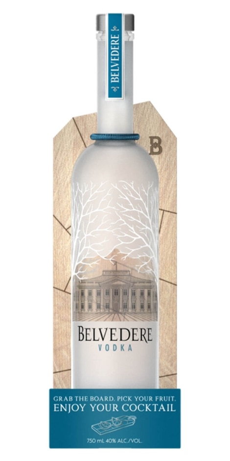Belvedere Polish Vodka with Cutting Board