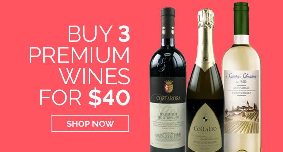 Buy 3 for $40 Wines