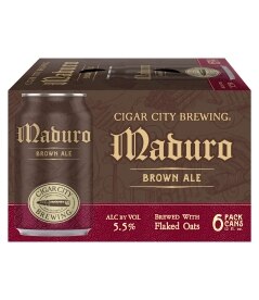 Cigar City Maduro Brown Ale. Costs 12.49