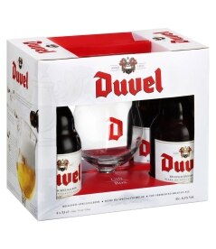 Duvel Gift Pack. Costs 16.99