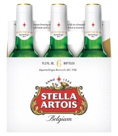 Stella Artois. Costs 11.99
