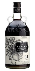 Kraken Black Spiced Rum 94 Proof. Costs 29.99
