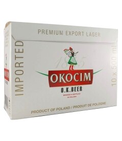 Okocim O.K. Beer. Costs 28.99