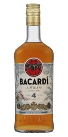 Bacardi Añejo Cuatro Años Rum. Costs 19.99