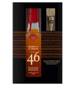 Maker's Mark 46 Bourbon with Bottle Stopper