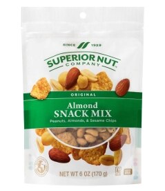 Superior Nut Salted Almond Snack Bag. Costs 4.79