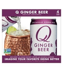 Q Mixers Ginger Beer 6/4/7.5Z Can. Was 5.99. Now 4.99