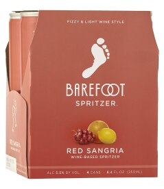 Barefoot Refresh Red Sangria Spritzer. Costs 7.99