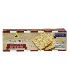 Mariner Stoned Wheat Crackers. Costs 4.49