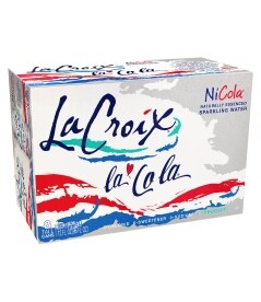Lacroix NiCola La Cola Sparkling Water 8pk. Costs 6.99
