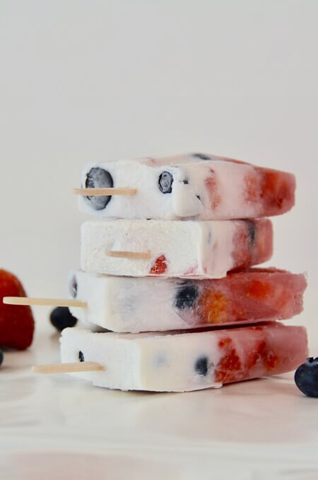 Red, White & Blue Spiked Popsicle