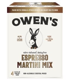 Owen's Craft Mixers Espresso Martini Mixer. Was 12.99. Now 9.99