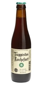 Trappistes Rochefort 8 Belgian Ale. Costs 8.69