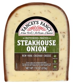 Yancey's Fancy Steakhouse Onion Cheddar Cheese. Costs 6.99