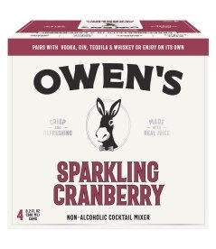 Owen's Craft Mixers Cranberry. Was 5.99. Now 4.99