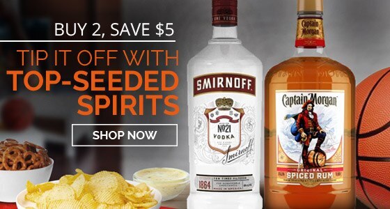 Buy 2, Save $5 on Top-Seeded Spirits