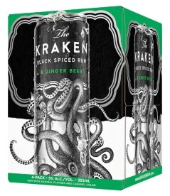 Kraken and Ginger RTD. Costs 12.99