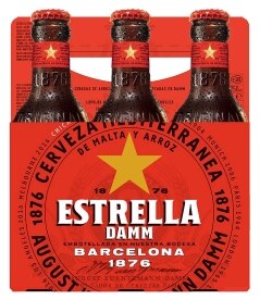 Estrella Damm. Costs 9.99