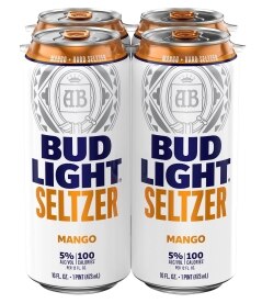 Bud Light Seltzer Mango. Costs 7.49