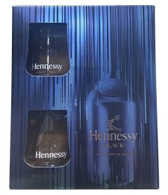 Hennessy Black Cognac 750ml with Glasses