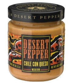 Desert Pepper Trading Co. Chile Con Queso. Costs 5.99