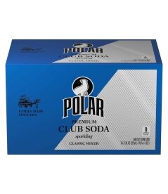 Polar Club Soda 7.5z 6 Pack Can. Costs 3.49