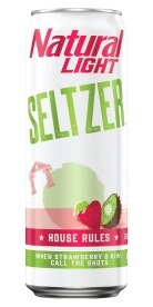 Natutral Light Seltzer House Rules. Costs 2.99