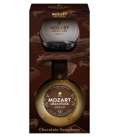 Mozart Chocolate Liqueur with Glass