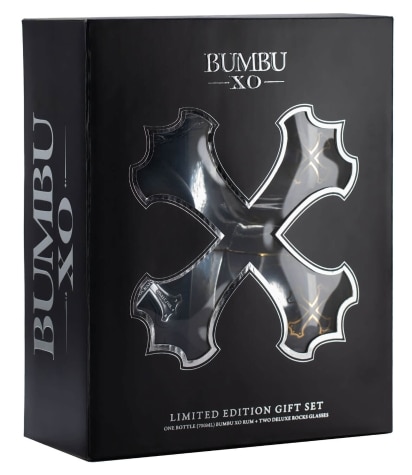 Bumbu XO Rum with Rock Glasses