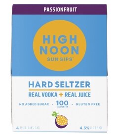 High Noon Sun Sips Passionfruit Hard Seltzer