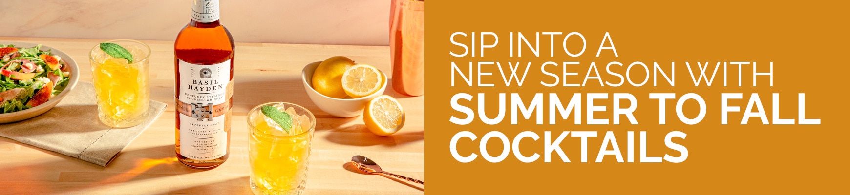 Sip Into a New Season with Summer to Fall Cocktails