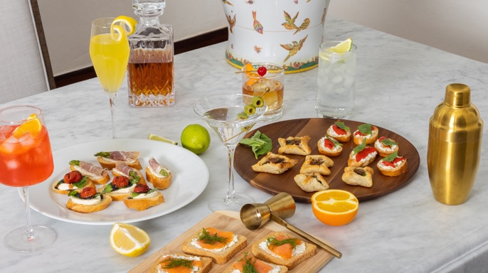 Cocktail & Canape Pairings for Entertaining