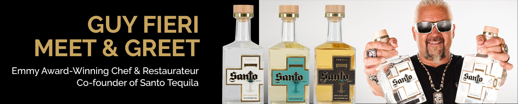 Guy Fieri Meet & Greet. Emmy Award-Winning Chef & Restauranteur Co-founder of Santo Tequila