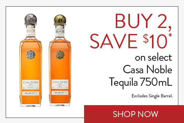 BUY 2, SAVE $10* on select Casa Noble Tequila 750mL. Excludes Single Barrel. Shop Now.