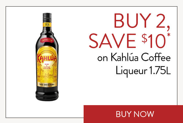 BUY 2, SAVE $10* on Kahlúa Coffee Liqueur 1.75L. Buy Now.