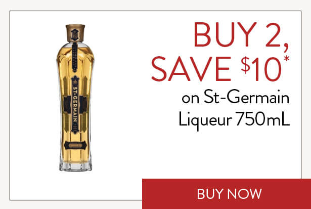 BUY 2, SAVE $10* on St-Germain Liqueur 750mL. Buy Now.