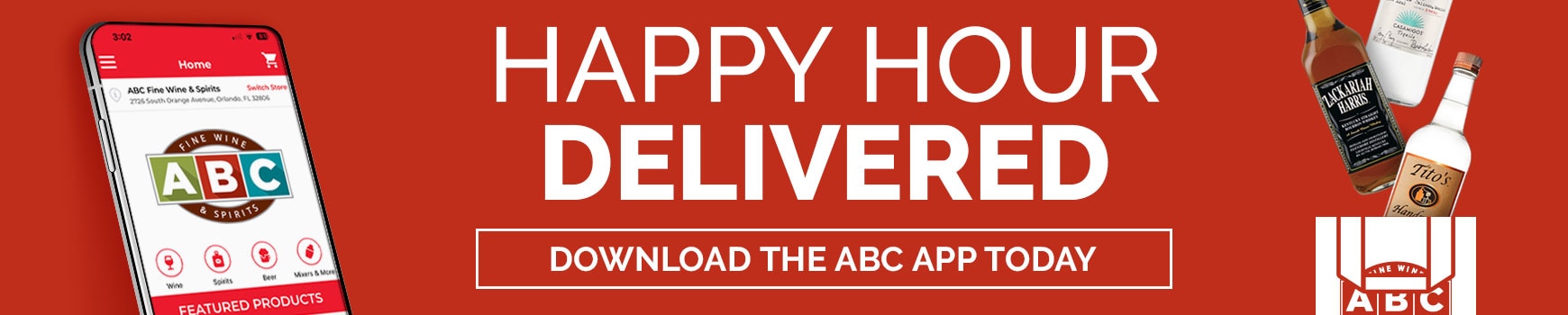 Happy Hour Delivered. Download the App Today.