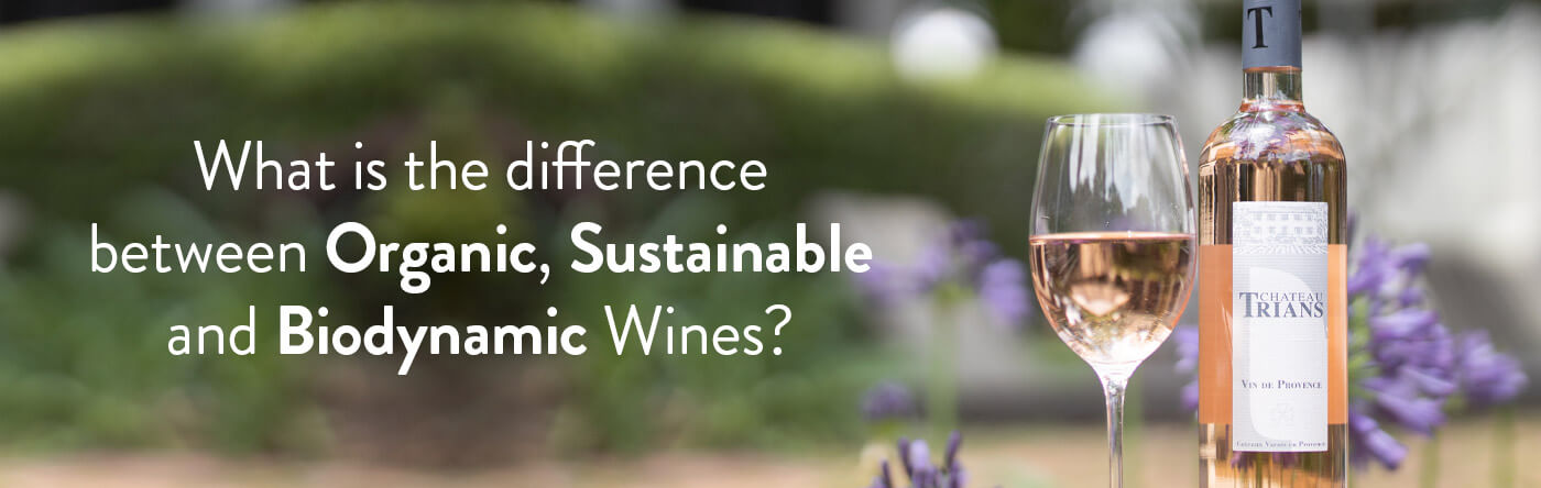 What is the difference between Organic, Sustainable and Biodynamic Wines?