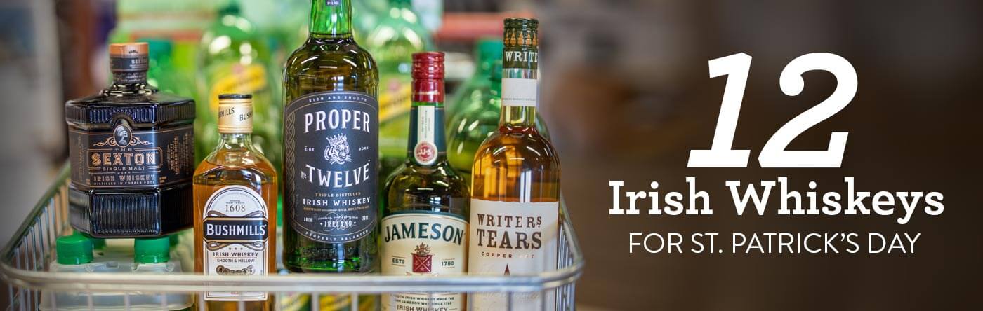 12 Irish Whiskeys for St. Patrick's Day