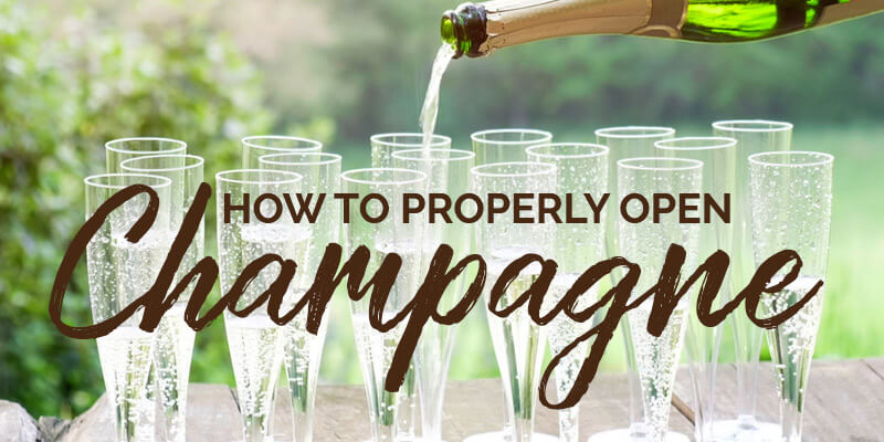 How to Properly Open Champagne