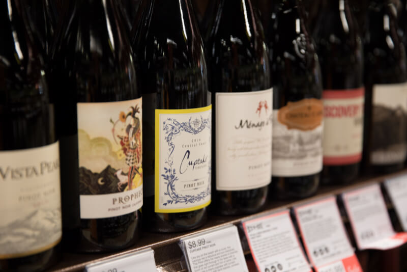 You can find Pinot Noir’s like Cupcake, Ménage A Trois and many more at ABC Fine Wine & Spirits.