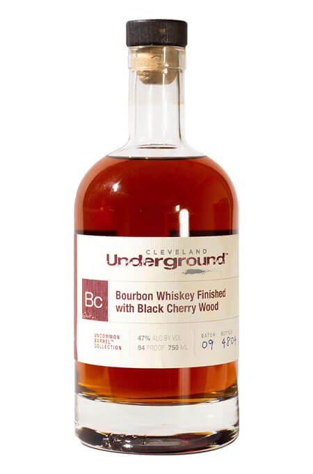 Cleveland Underground Black Cherry Wood Bourbon Whiskey